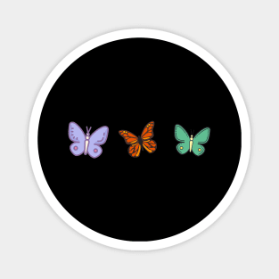 Butterfly T-shirt. Magnet